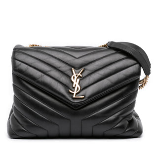 Ysl Medium Matelasse Leather LouLou Shoulder Bag