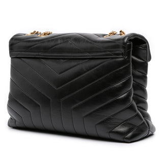 Ysl Medium Matelasse Leather LouLou Shoulder Bag