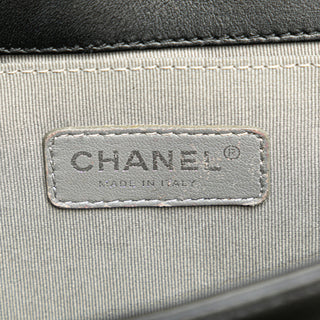Chanel Medium Calfskin Chevron Boy Flap