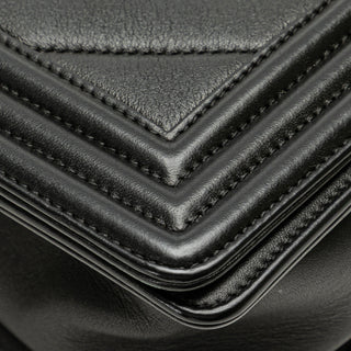 Chanel Medium Calfskin Chevron Boy Flap