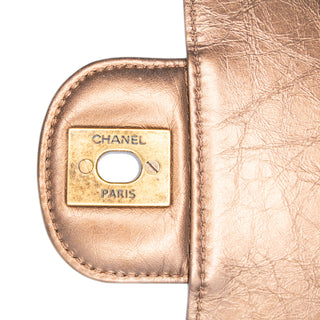 Chanel Paris Dallas Metallic Calfskin Embossed Logo Flap