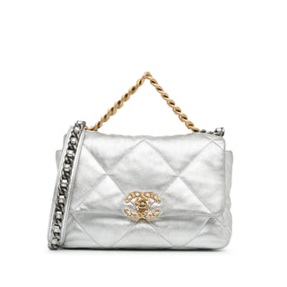 Chanel Medium Metallic Lambskin 19 Flap