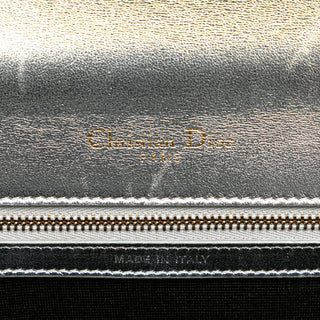 Dior Small Metallic Grained Calfskin Diorama Flap