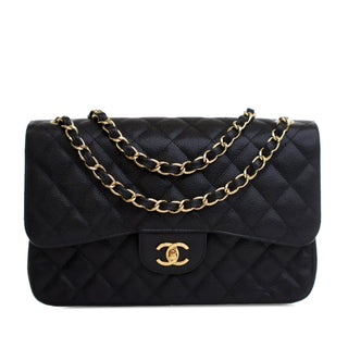 Chanel Jumbo Classic Caviar Double Flap