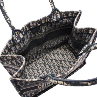 Dior Medium Oblique Canvas Book Tote