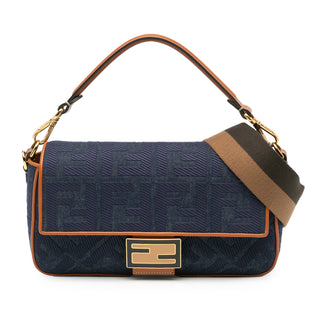 Fendi Denim Baguette Satchel