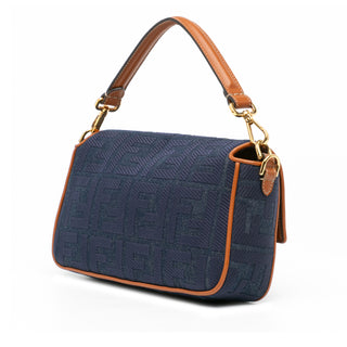 Fendi Denim Baguette Satchel