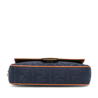 Fendi Denim Baguette Satchel