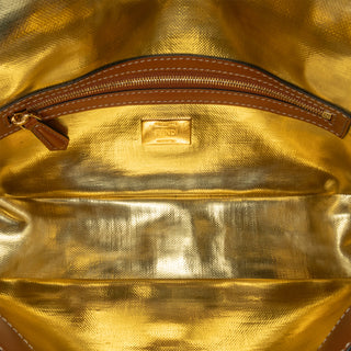 Fendi Denim Baguette Satchel