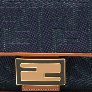Fendi Denim Baguette Satchel