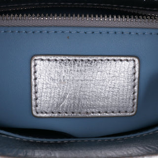 Dior lady Small Metallic Grained