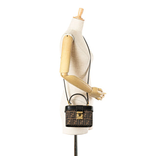 Fendi Zucca Canvas Vanity Bag