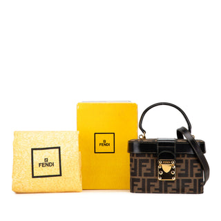 Fendi Zucca Canvas Vanity Bag