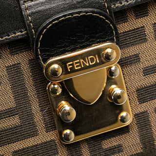 Fendi Zucca Canvas Vanity Bag
