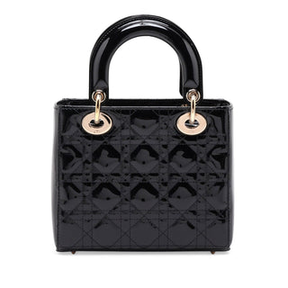 Dior Small Patent Cannage Lady Dior
