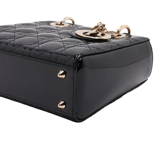 Dior Small Patent Cannage Lady Dior