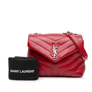 Ysl Small Leather Monogram Loulou Crossbod