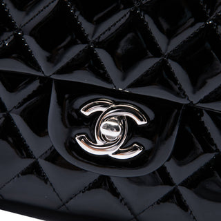 Chanel Medium Classic Patent Double Flap