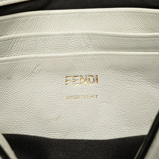 Fendi Mini Zucca Embossed Leather Baguette Satchel