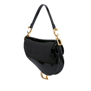 Dior Patent Saddle Bag