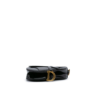Dior Patent Saddle Bag