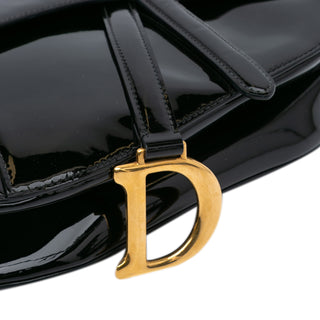 Dior Patent Saddle Bag