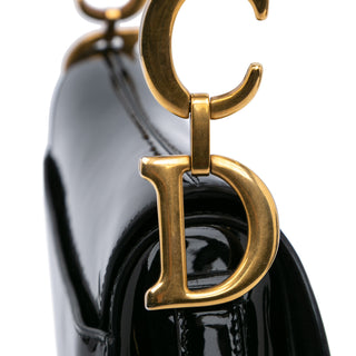 Dior Patent Saddle Bag