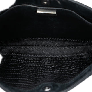 Prada Spazzolato Leather Cleo Shoulder Bag