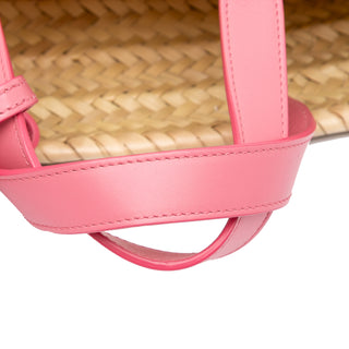 Celine Teen Triomphe Raffia Panier Tote