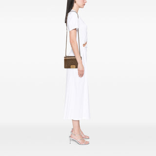 Chanel Small Quilted Metallic Calfskin Boy Flap