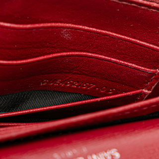 Ysl Calfskin Monogram Sunset Chain Wallet