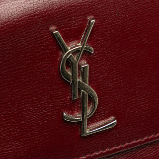 Ysl Calfskin Monogram Sunset Chain Wallet