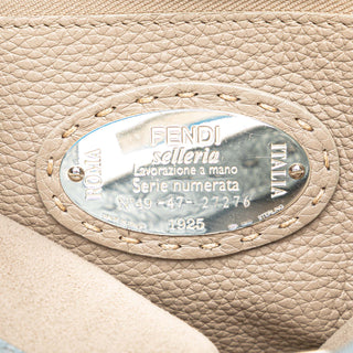 Fendi Medium Leather Whipstitch Peekaboo Satchel