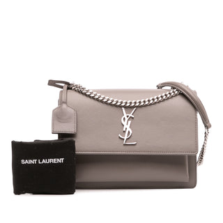 Ysl Medium Leather Monogram Sunset Crossbody