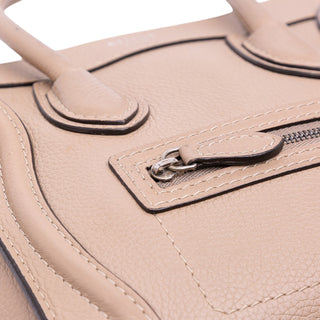 Celine Nano Leather Luggage Tote