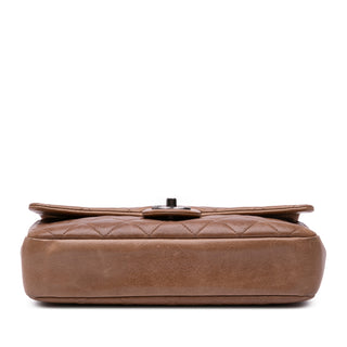 Chanel Medium Glazed Calfskin Duo Color Flap