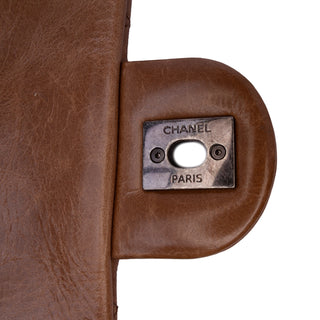 Chanel Medium Glazed Calfskin Duo Color Flap