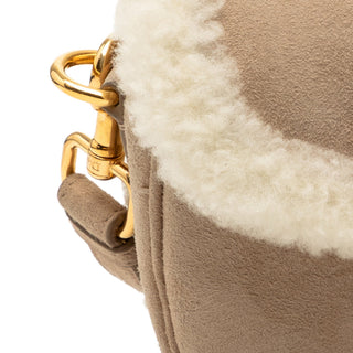 Dior Small Suede Shearling Bobby Crossbody
