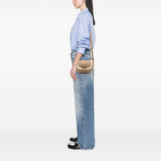 Dior Small Suede Shearling Bobby Crossbody