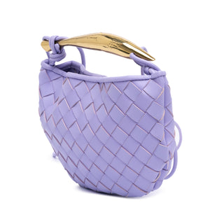 Bottega veneta Baby Lambskin Intrecciato Sardine Bag