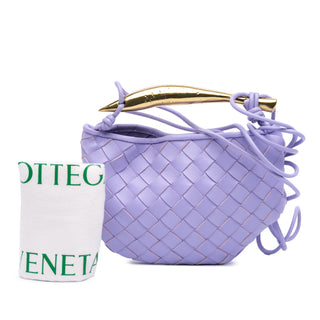 Bottega veneta Baby Lambskin Intrecciato Sardine Bag
