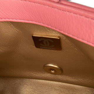 Chanel Mini Rectangular Classic Lambskin Pearl Crush Single Flap