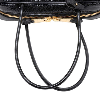 Miu Miu Small Naplak Patent Logo Beau Handbag
