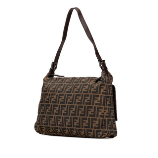 Fendi Zucca Canvas Shoulder Bag