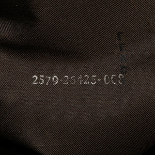 Fendi Zucca Canvas Shoulder Bag
