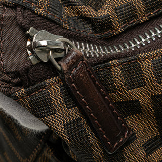 Fendi Zucca Canvas Shoulder Bag