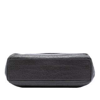 Saint Laurent Medium Croc Embossed Calfskin Monogram West Hollywood Crossbody
