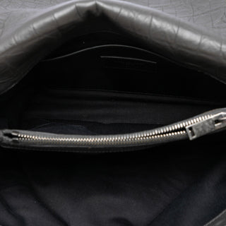 Saint Laurent Medium Croc Embossed Calfskin Monogram West Hollywood Crossbody