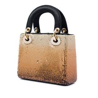 Dior Mini Satin Sequin Gradient Lady Dior