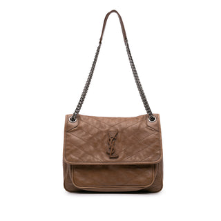 Ysl Medium Crinkled Calfskin Niki Bag